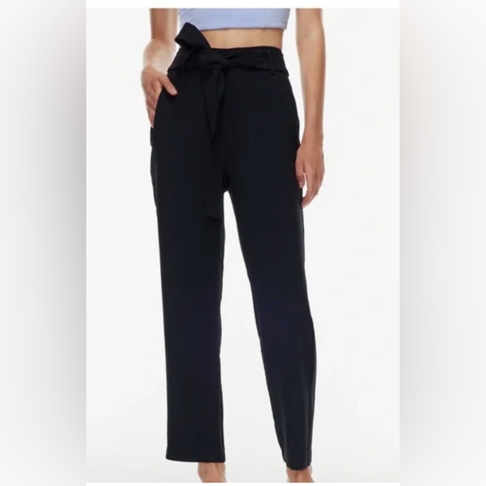 Banana Republic Tie-Waist Crop Trousers Pants